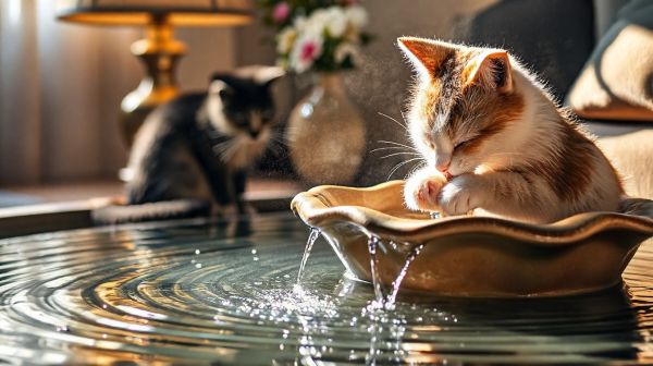 Top astuces pour garder l'eau de la fontaine de votre chat nette