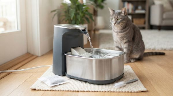 Top astuces pour garder l'eau de la fontaine de votre chat nette